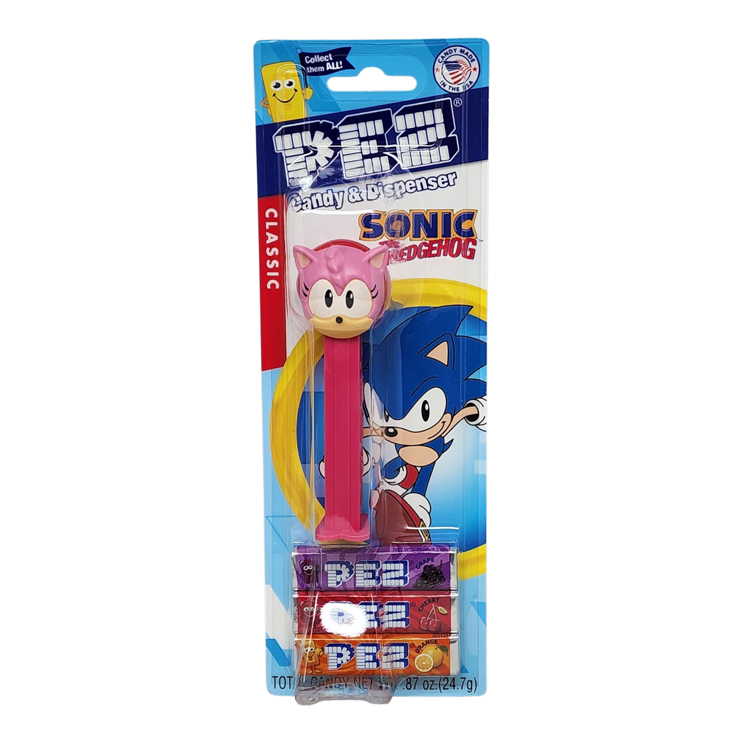 PEZ Sonic The Hedgehog Dispenser - Amy Rose