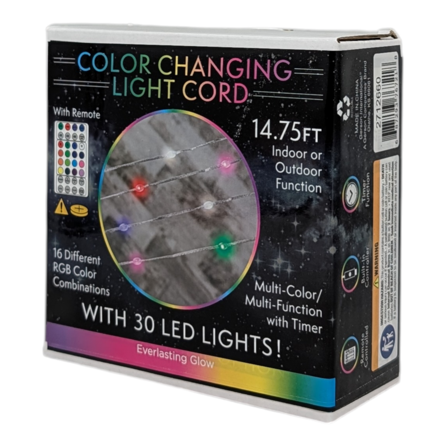 Color Changing Fairie Lights with Remote - 14 Feet Long