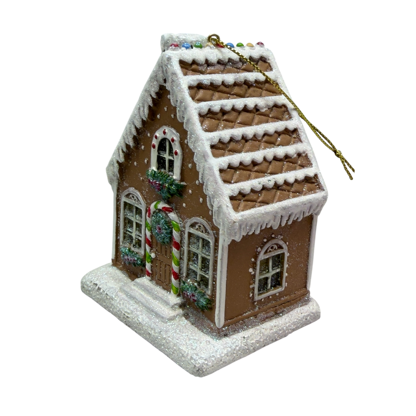 Gingerbread House Resin Ornament